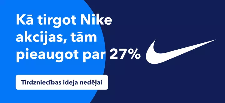 Tirdzniecības ideja nedēļai: Nike