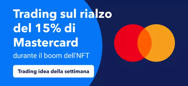 Come fare trading sul rialzo del 15% di Mastercard durante il boom dell'NFT