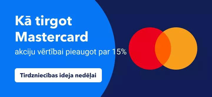 Tirdzniecības ideja nedēļai: Mastercard