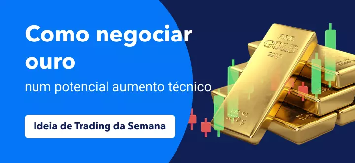 Como negociar o potencial do ouro num aumento técnico