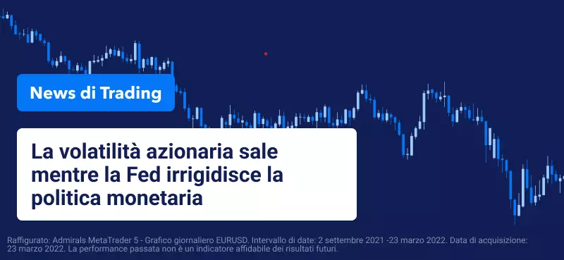 La volatilità azionaria sale mentre la Fed irrigidisce la politica monetaria