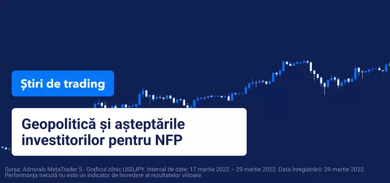 Geopolitică și așteptările investitorilor pentru NFP