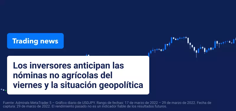 Los inversores descuentan las NFP y la situación geopolítica