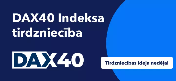 V-formas atveseļošanās iespējas DAX40 indeksam, kā tirgot?