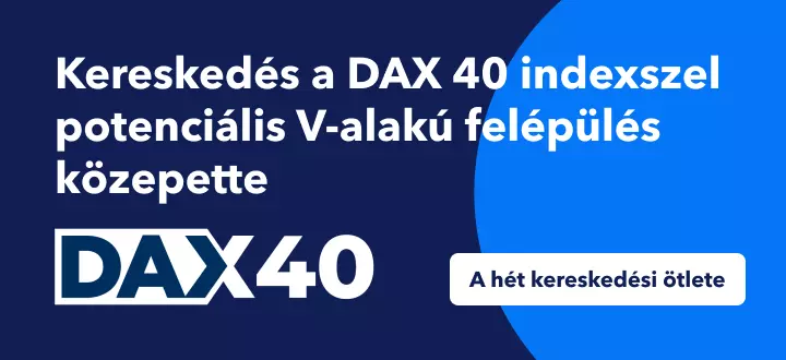 Kereskedés a DAX40 indexszel potenciális V-alakú felépülés közepette
