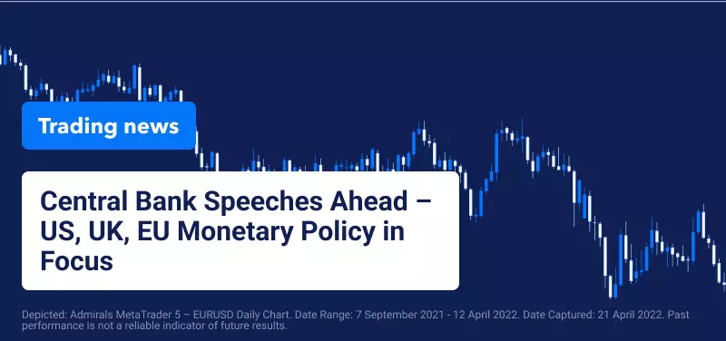Central Bank Speeches Ahead – US, UK, EU Monetary Policy in Focus