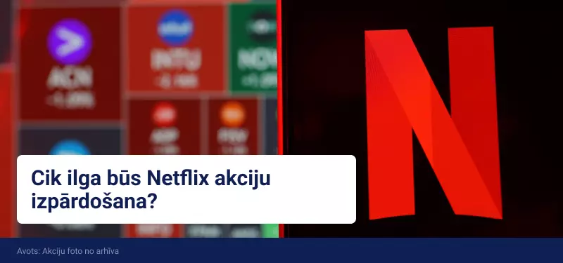 Cik ilga būs Netflix akciju izpārdošana?