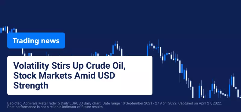 Volatility Stirs Up Crude Oil, Stock Markets Amid USD Strength