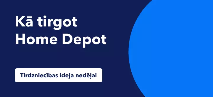 Home Depot akciju tirdzniecība, to cenai potenciāli pieaugot par 20%.