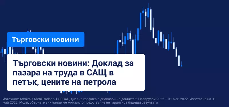 Търговски новини: Доклад за пазара на труда в САЩ е петък, цените на петрола