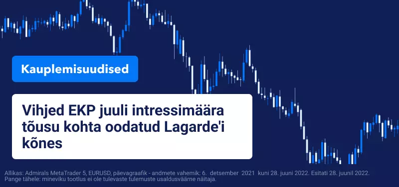 Vihjed EKP juuli intressimäära tõusu kohta oodatud Lagarde'i kõnes