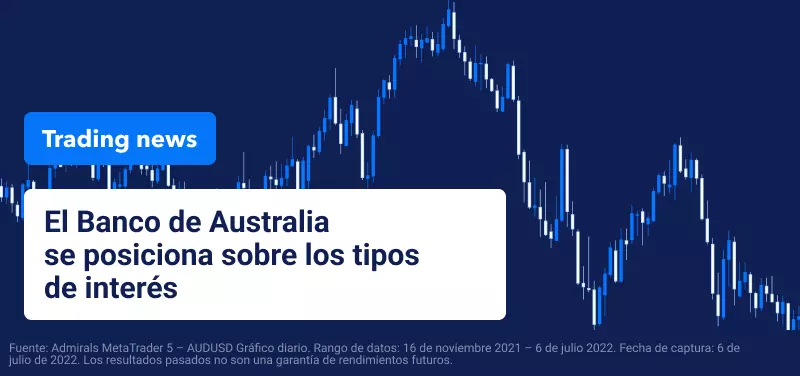 El Banco de Australia confirma su postura agresiva en su decisión de julio sobre los tipos de interés