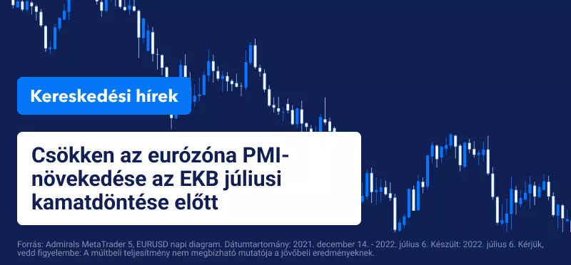 Csökken az eurózóna PMI-növekedése az EKB júliusi kamatdöntése előtt