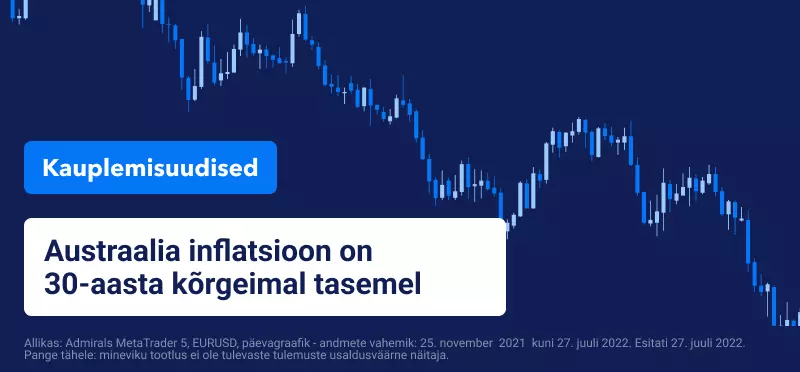 Austraalia inflatsioon on 30-aasta kõrgeimal tasemel