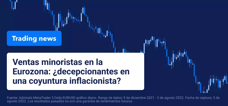 ¿Decepcionarán las ventas minoristas de la Eurozona con las presiones inflacionistas?