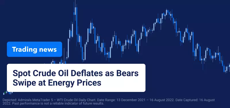 Spot Crude Oil Deflates as Bears Swipe at Energy Prices