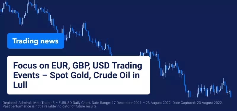 Focus on EUR, GBP, USD Trading Events – Spot Gold, Crude Oil in Lull