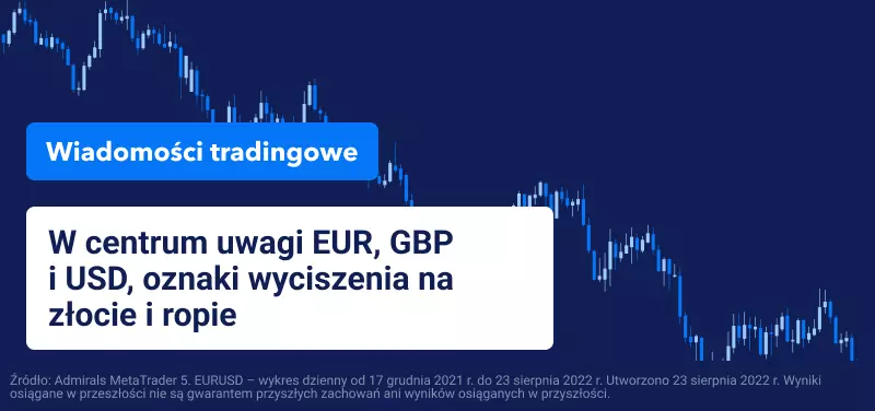 W centrum uwagi EUR, GBP i USD, oznaki wyciszenia na złocie i ropie