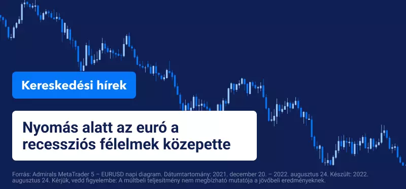 Nyomás alatt az euró a recessziós félelmek közepette