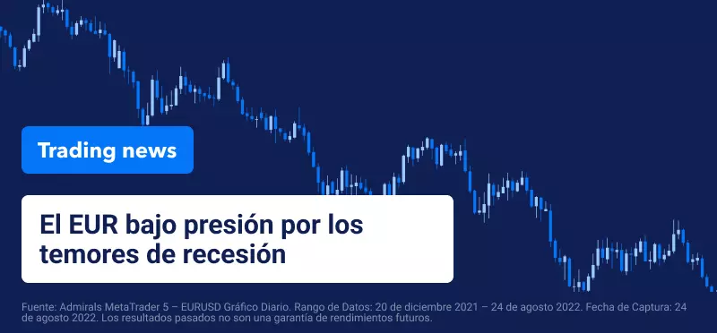 El euro: bajo presión por los temores de recesión