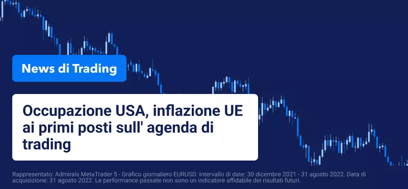 Occupazione USA, inflazione UE ai primi posti sull' agenda di trading