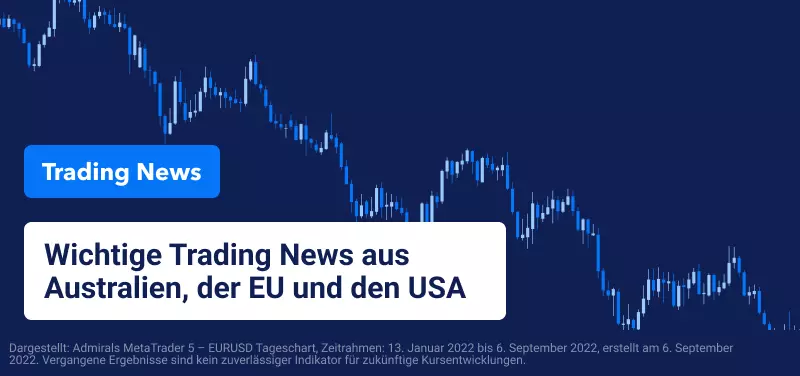 Wichtige Trading News aus Australien, der EU und den USA