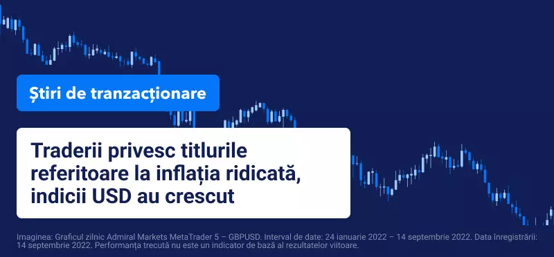 Traderii privesc titlurile referitoare la inflația ridicată, indicii USD au crescut