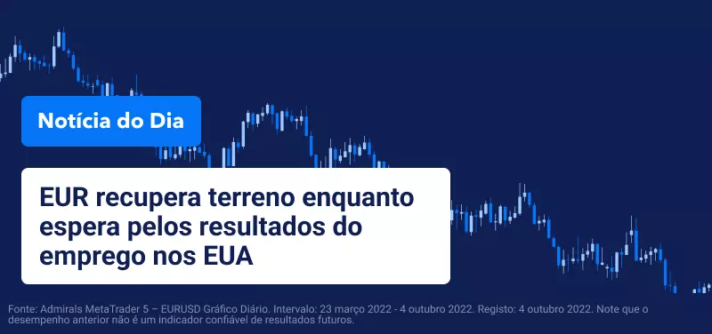 EUR recupera terreno enquanto espera pelos resultados do emprego nos EUA