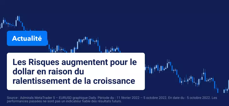 Les Risques Augmentent pour le Dollar en Raison du Ralentissement de la Croissance