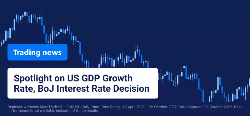 Spotlight on US GDP Growth Rate, BoJ Interest Rate Decision