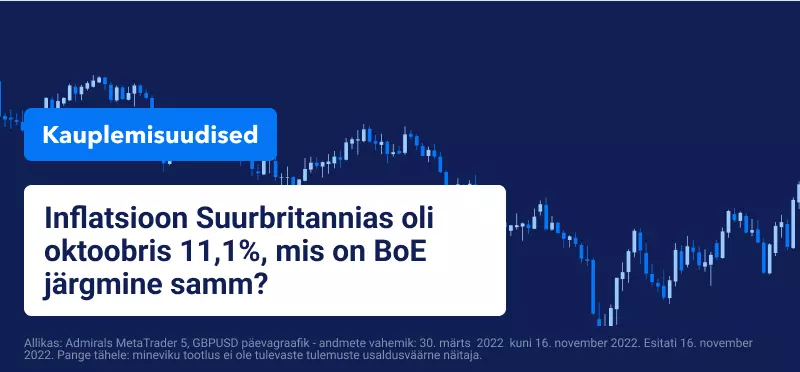 Inflatsioon Suurbritannias oli oktoobris 11,1%, mis on BoE järgmine samm?