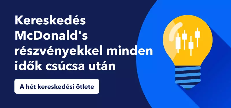 Kereskedés McDonald's részvényekkel minden idők csúcsa után