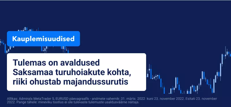 Tulemas on avaldused Saksamaa turuhoiakute kohta, riiki ohustab majandussurutis