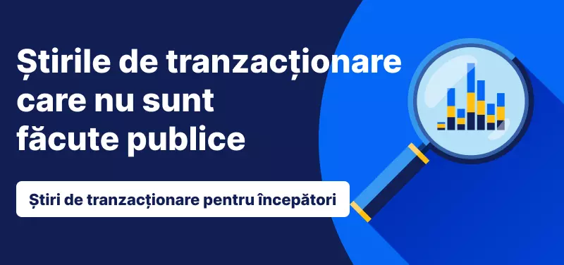 Știrile de tranzacționare care nu sunt făcute publice