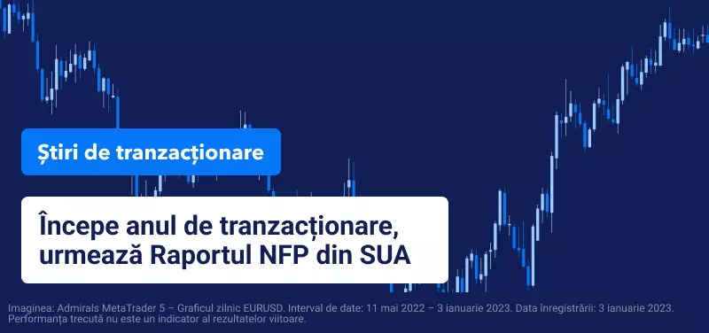 Începe anul de tranzacționare, urmează Raportul NFP din SUA