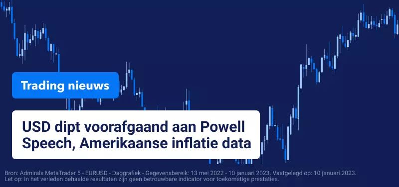 USD dipt voorafgaand aan Powell Speech, Amerikaanse inflatiegegevens