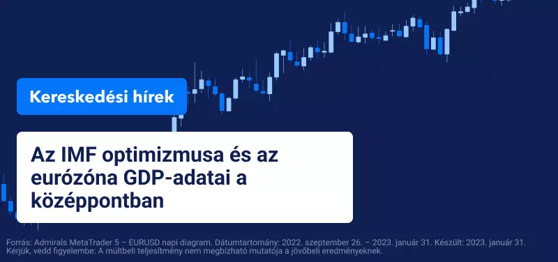 Az IMF optimizmusa és az eurózóna GDP-adatai a középpontban