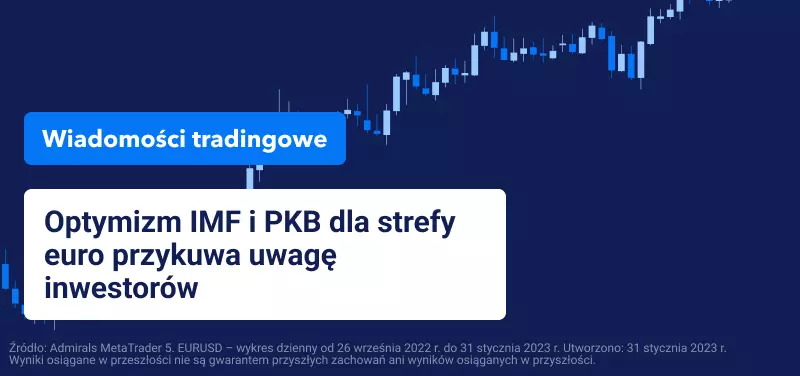Optymizm IMF i PKB dla strefy euro przykuwa uwagę inwestorów