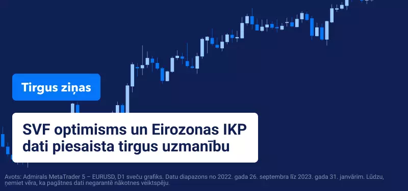 SVF optimisms un Eirozonas IKP dati piesaista tirgus uzmanību