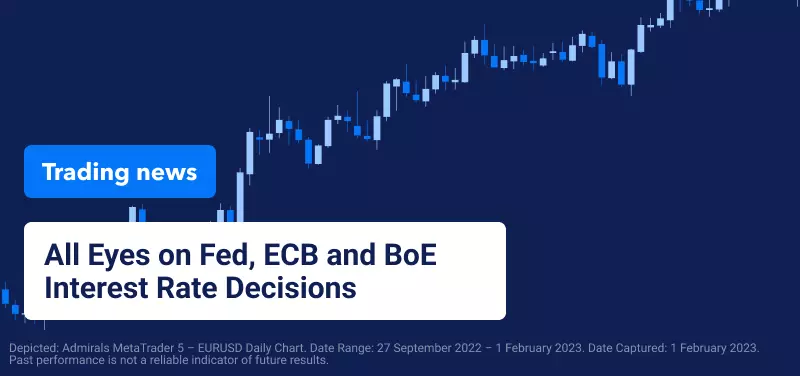 All eyes on Fed, ECB and BoE interest rate decisions