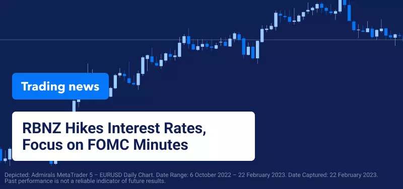 RBNZ Hikes Interest Rates, Focus on FOMC Minutes