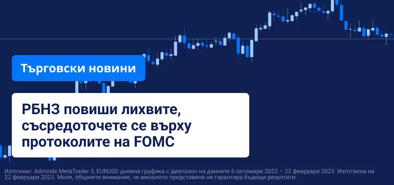 РБНЗ повиши лихвите, съсредоточете се върху протоколите на FOMC