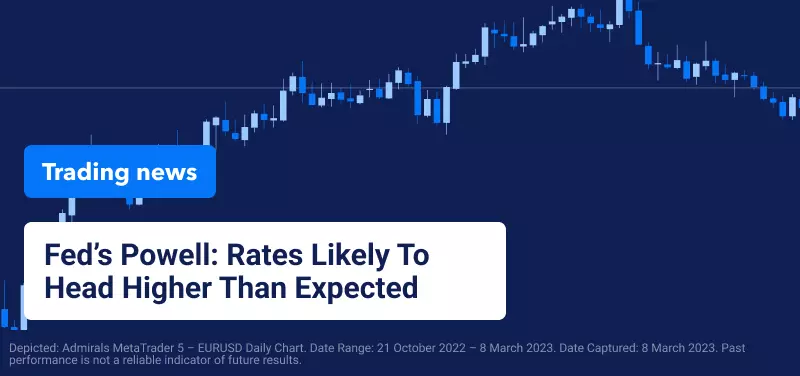 Fed's Powell: Rates Likely To Head Higher Than Expected