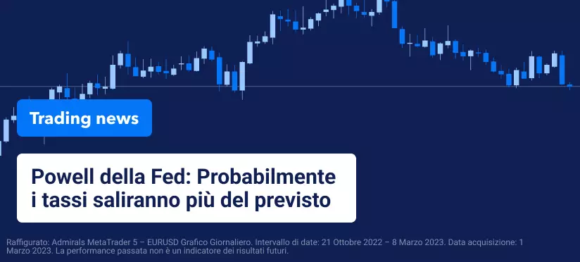 Powell della Fed: Probabilmente i tassi saliranno più del previsto