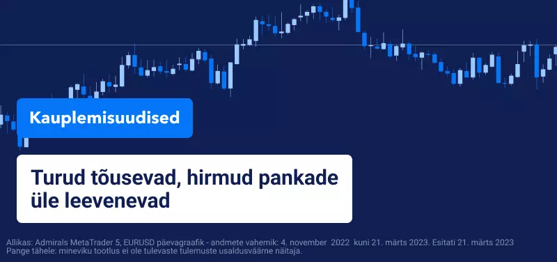 Turud tõusevad, hirmud pankade üle leevenevad