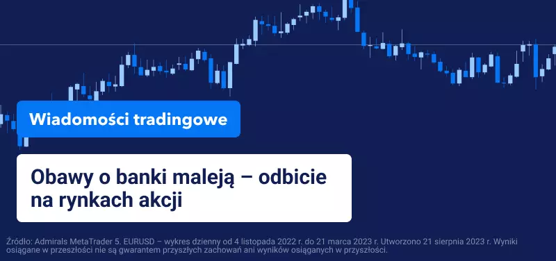 Obawy o banki maleją – odbicie na rynkach akcji