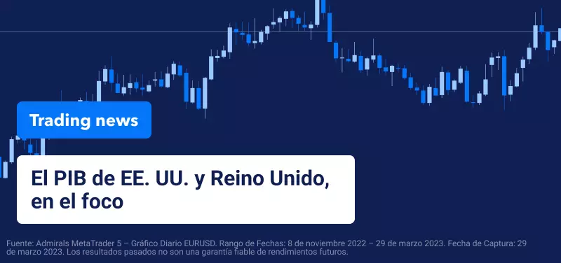 Los mercados, pendientes del PIB de EE. UU. y Reino Unido