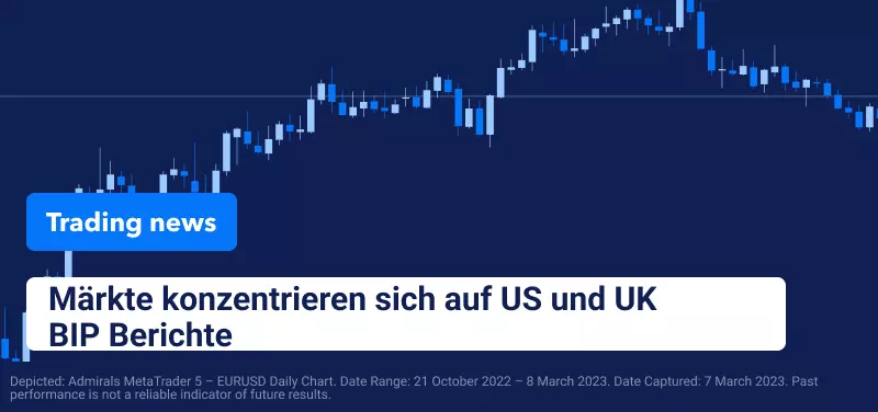Märkte konzentrieren sich auf US und UK BIP Berichte