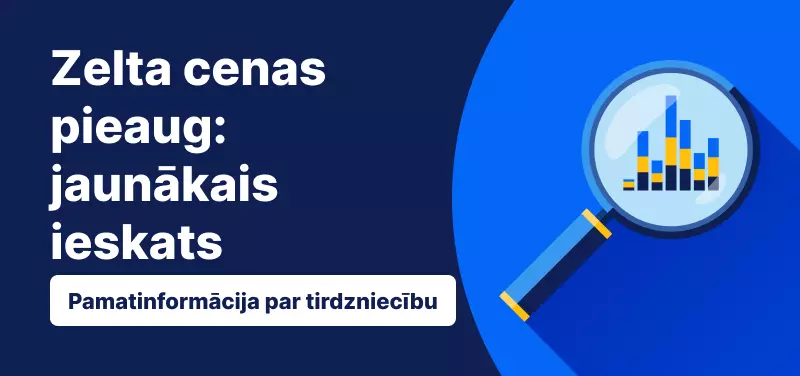 Zelta cenas pieaug: jaunākais ieskats