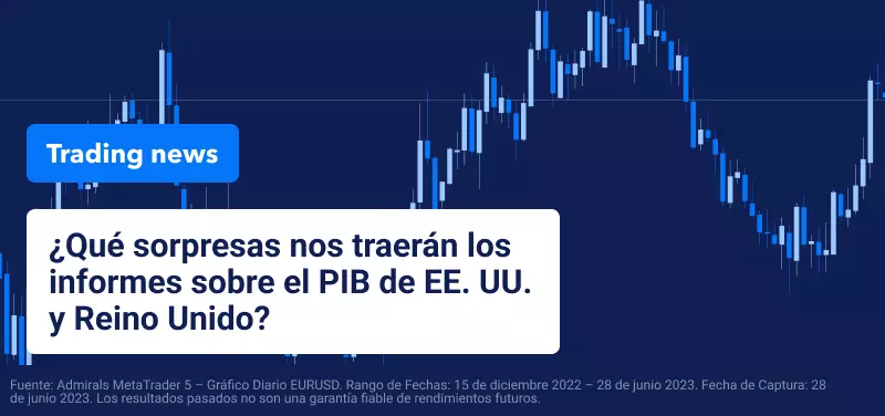 ¿Qué cifras revelarán los informes sobre el PIB de EE. UU. y Reino Unido?